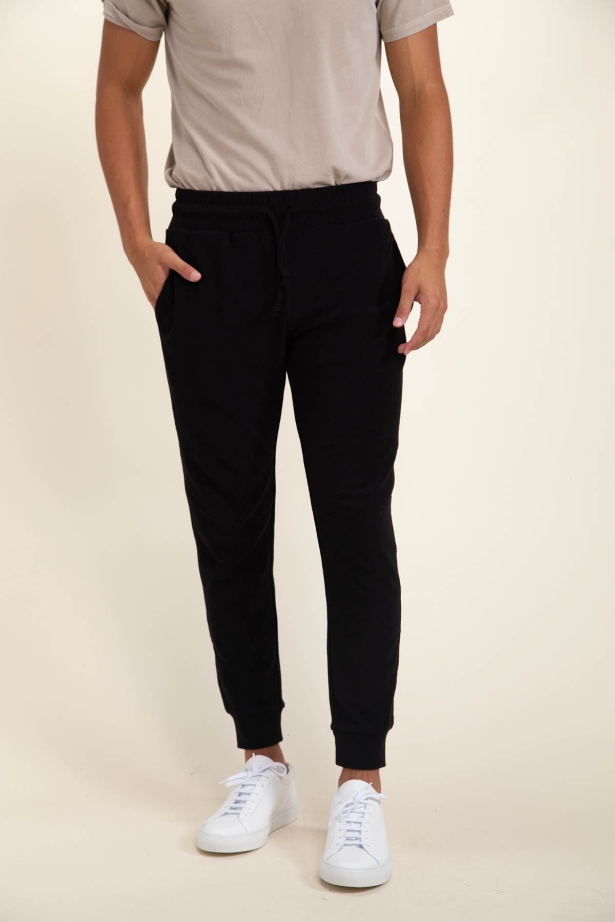 Micro-Ribbed Textured Joggers | pushtrends