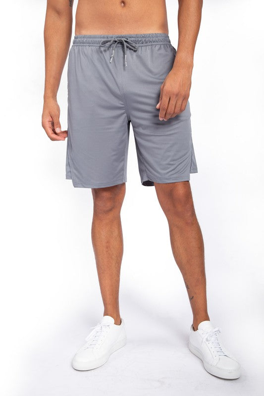 Spliced Hem Shorts