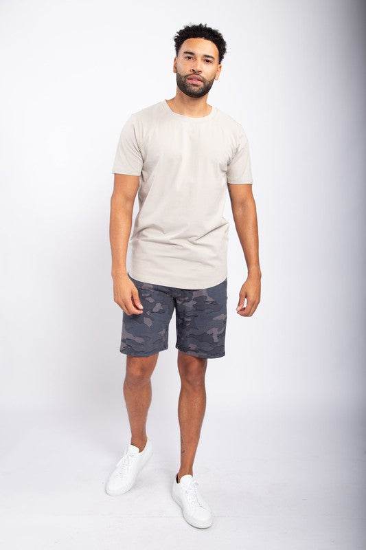 Tee with Curved Hem