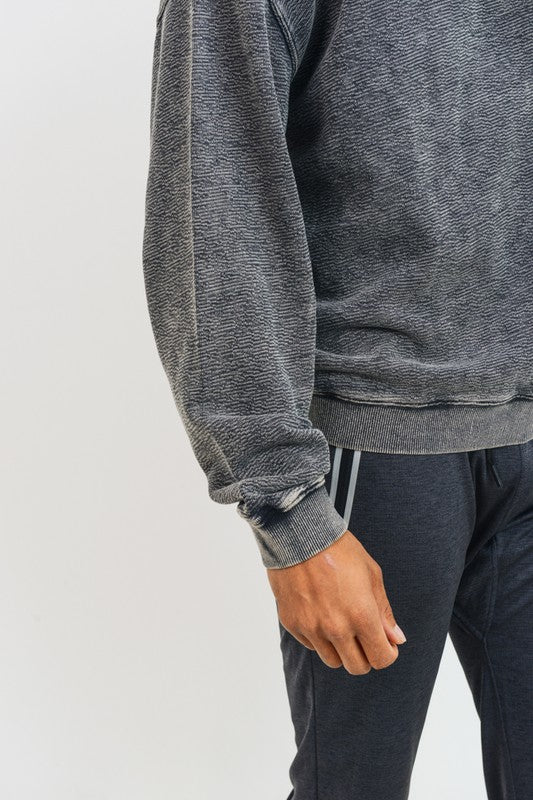 Mineral Wash Cotton Pullover